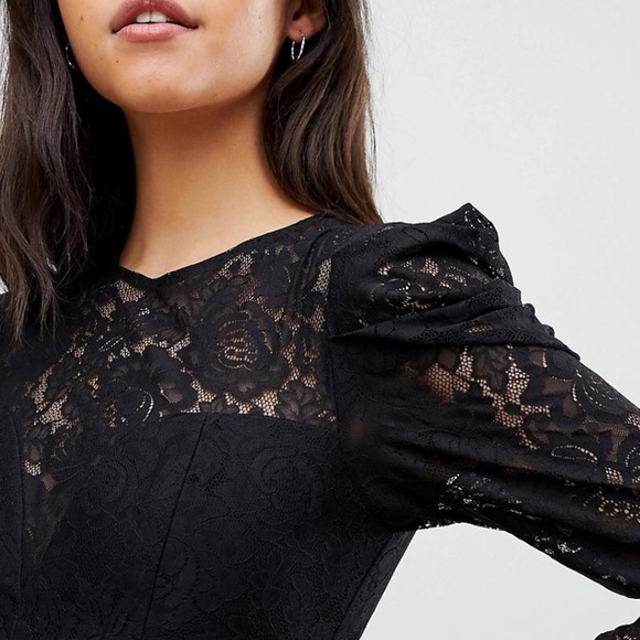 Black retro dress size 8 - Picture 3 of 3